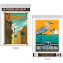 Charleston South Carolina Palmetto State Vinyl Decal Set of 2