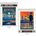 Memphis Tennessee Home of the Blues Vinyl Decal Set of 2