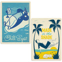 Beach Chill Penguin Sticker Set of 2