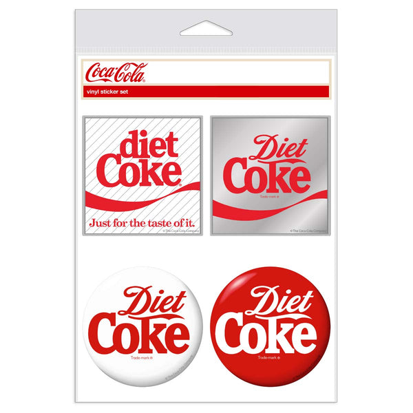 Diet Coke Vinyl Sticker Set of 4
