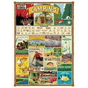 Camping Vintage Style Poster