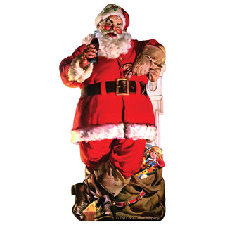 Coca-Cola Santa with Toy Bag Mini Vinyl Sticker