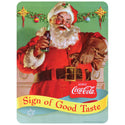Coca-Cola Santa Sign of Good Taste Mini Vinyl Sticker