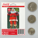 Coca-Cola Santa Happy Holidays Mini Vinyl Sticker