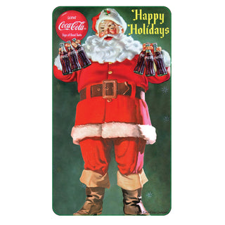 Coca-Cola Santa Happy Holidays Mini Vinyl Sticker