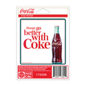 Things Go Better with Coca-Cola 60s Style Mini Vinyl Sticker