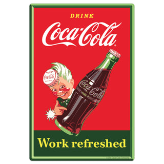 Coca-Cola Work Refreshed Sprite Boy Mini Vinyl Sticker