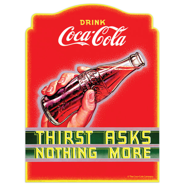 Coca-Cola Thirst Asks Nothing More Mini Vinyl Sticker