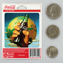 Coca-Cola Hand and Bottle Best Soda On Earth Mini Vinyl Sticker