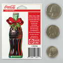 Coca-Cola Bottle Holiday Bow Mini Vinyl Sticker