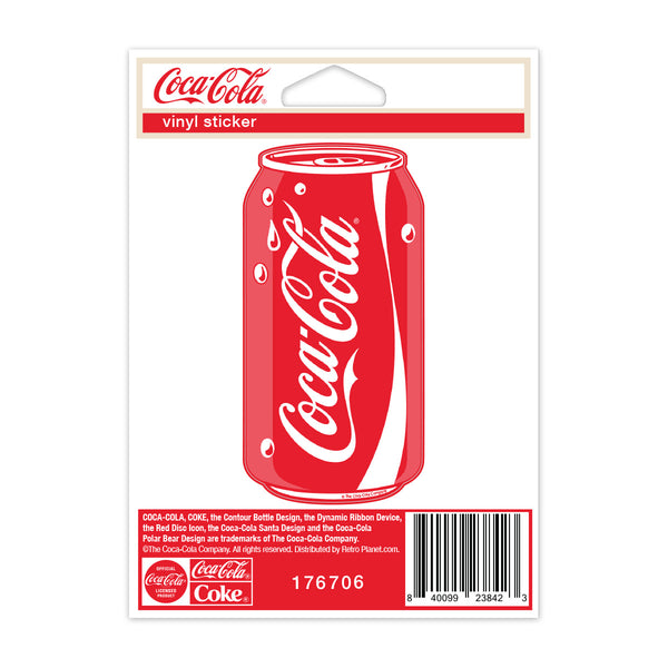 Coca-Cola Can Pop Art Mini Vinyl Sticker