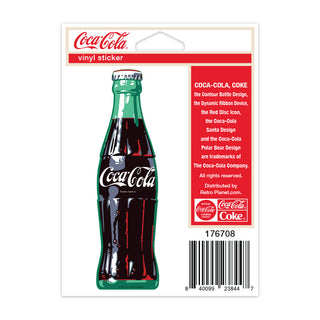 Coca-Cola Bottle 1960s Style Mini Vinyl Sticker