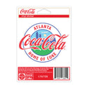 Coca-Cola Atlanta GA Home Of Coke Mini Vinyl Sticker