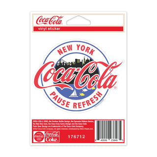 Coca-Cola New York City Pause Refresh Mini Vinyl Sticker