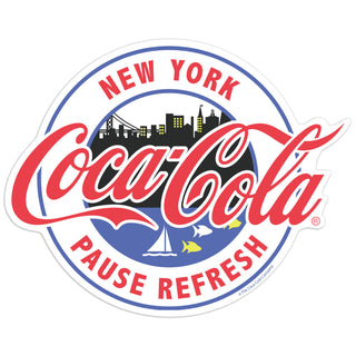 Coca-Cola New York City Pause Refresh Mini Vinyl Sticker