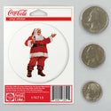 Coca-Cola Santa Disc Mini Vinyl Sticker