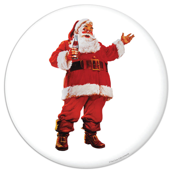 Coca-Cola Santa Disc Mini Vinyl Sticker