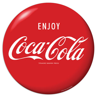 Enjoy Coca-Cola Red Disc Button Mini Vinyl Sticker