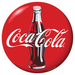 Coca-Cola Bottle Red Disc Button Mini Vinyl Sticker