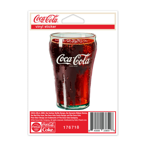 Coca-Cola Bell Glass Mini Vinyl Sticker