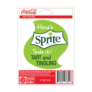 Here Is Sprite Taste It Mini Vinyl Sticker