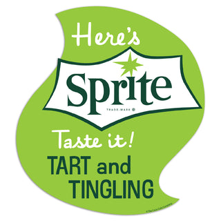 Here Is Sprite Taste It Mini Vinyl Sticker