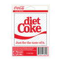 Diet Coke Just For The Taste of It Mini Vinyl Sticker