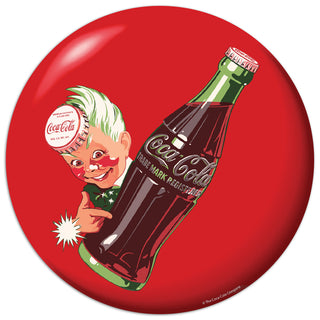 Coca-Cola Sprite Boy Button Mini Vinyl Sticker