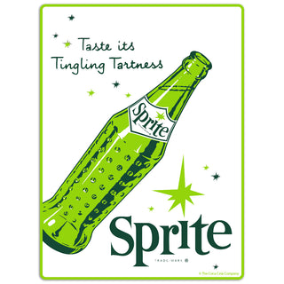 Sprite Tingling Tartness 1960s Bottle Mini Vinyl Sticker