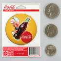 Coca-Cola Sprite Boy Yellow Button Disc Mini Vinyl Sticker