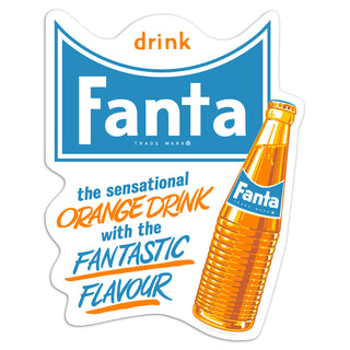 Drink Fanta Orange Mini Vinyl Sticker