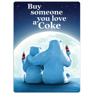 Coca-Cola Polar Bears Buy Someone a Coke Mini Vinyl Sticker