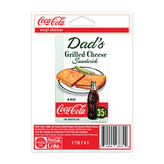 Coca-Cola Dads Grilled Cheese Mini Vinyl Sticker