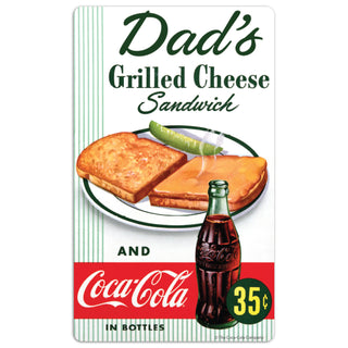 Coca-Cola Dads Grilled Cheese Mini Vinyl Sticker