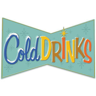 Cold Drinks Mini Vinyl Sticker