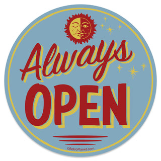 Always Open Mini Vinyl Sticker