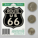 Route 66 Shield Mini Vinyl Sticker