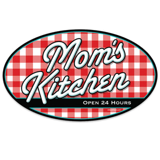 Moms Kitchen Checked Mini Vinyl Sticker