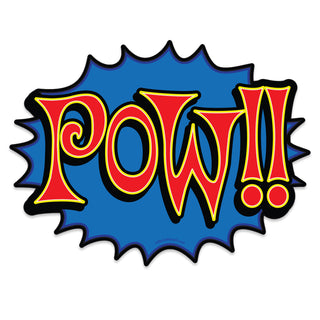 Pow Cut Out Mini Vinyl Sticker