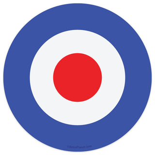 Mod Bullseye British Mini Vinyl Sticker