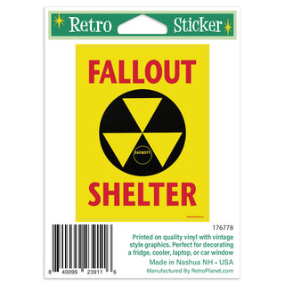 Fallout Shelter Mini Vinyl Sticker