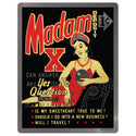 Madam X Fortune Teller Machine Mini Vinyl Sticker