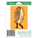 Dancing Hot Dog Mini Vinyl Sticker