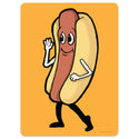 Dancing Hot Dog Mini Vinyl Sticker