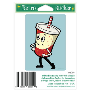 Dancing Soda Pop Mini Vinyl Sticker