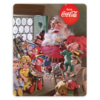 Coca-Cola Santa Workshop Mini Vinyl Sticker