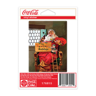 Coca-Cola Santa Sparkling Holidays Mini Vinyl Sticker