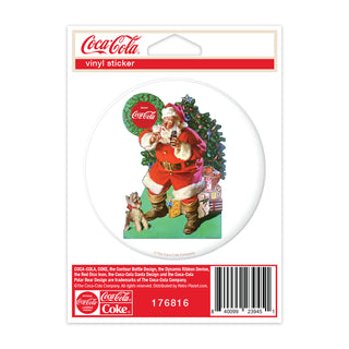 Coca-Cola Santa Friends Drop In Mini Vinyl Sticker