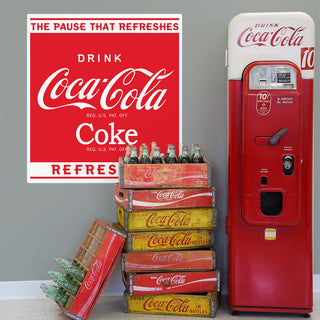 Coca-Cola Refreshing Coke Wall Decal Sticker