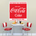 Coca-Cola Refreshing Coke Wall Decal Sticker